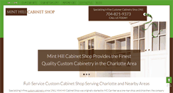 Desktop Screenshot of minthillcabinets.com